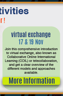 Upcoming EAIE activities: 17 & 19 Nov: virtual exchange